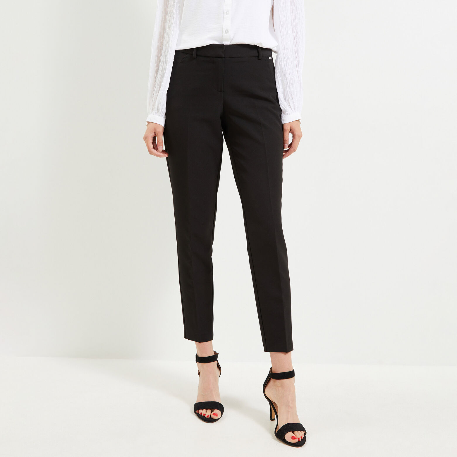 Pantalon cigarette femme