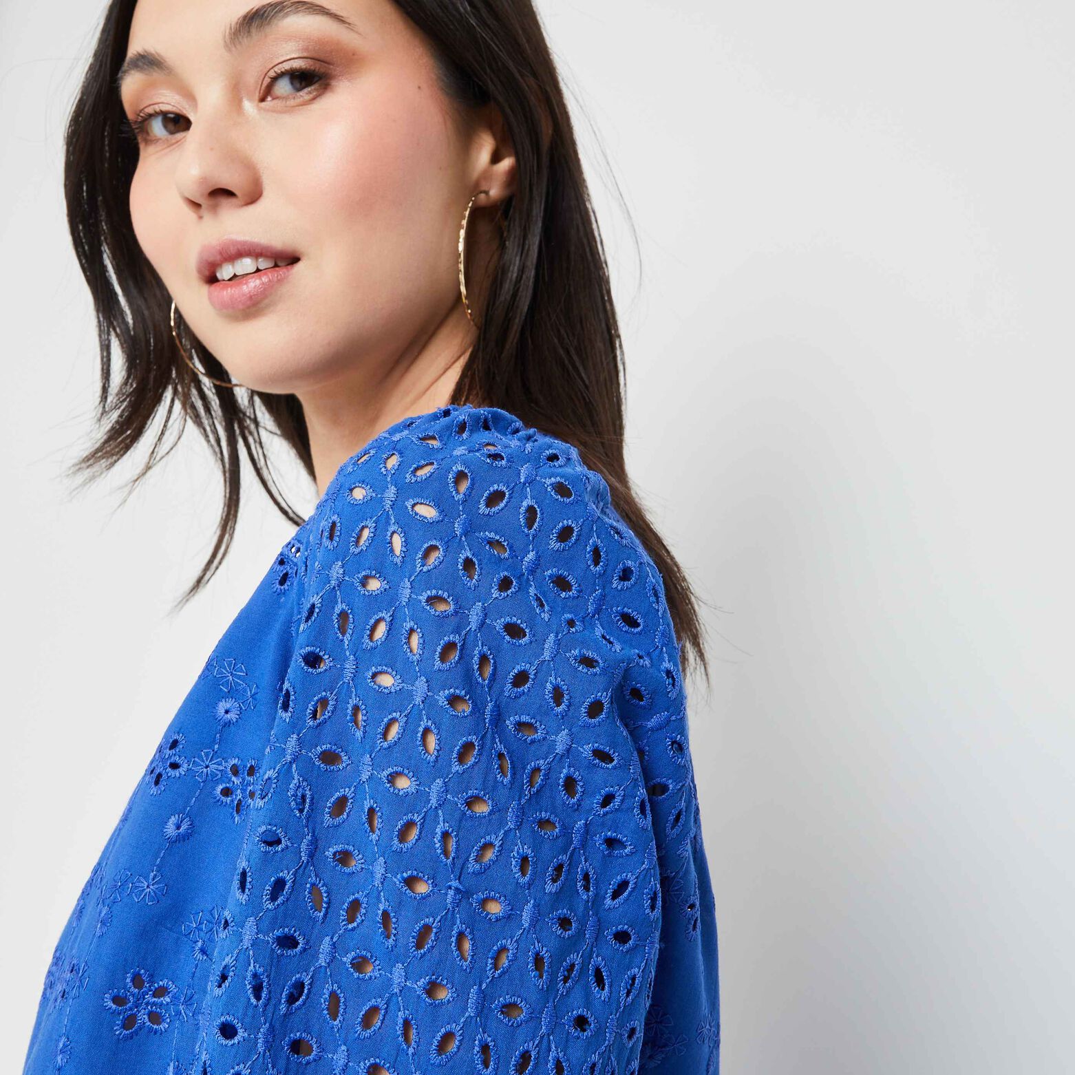 Blouse col V femme 
