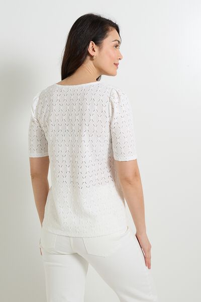 T-shirt col V femme