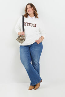 Sweat message femme