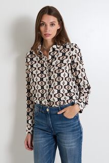Chemise imprimée femme
