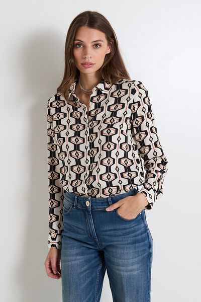 Chemise imprimée femme