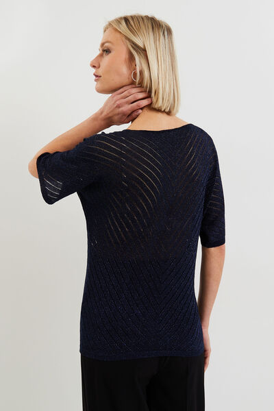 Pull manches courtes femme