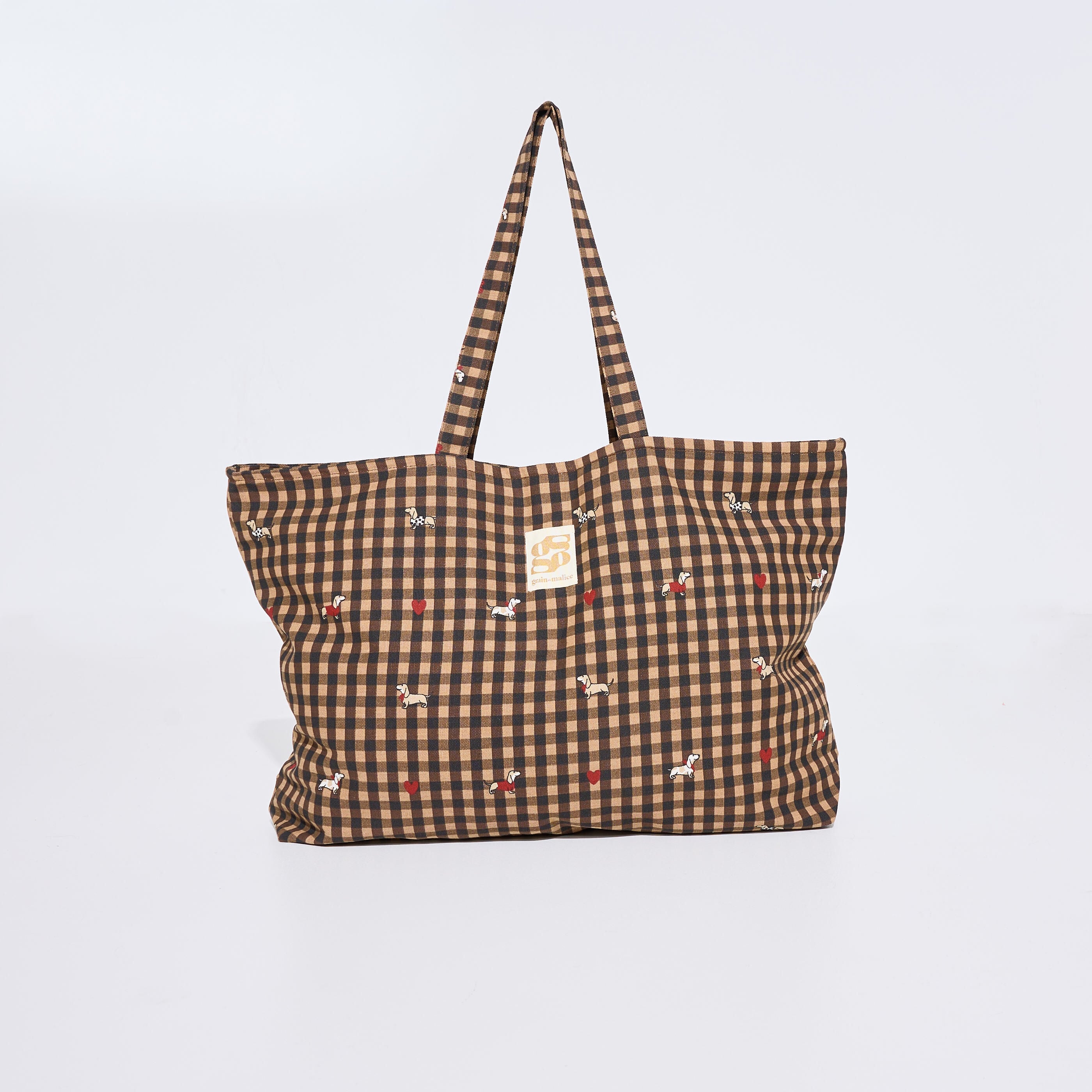 Sac cabas grand format motifs femme