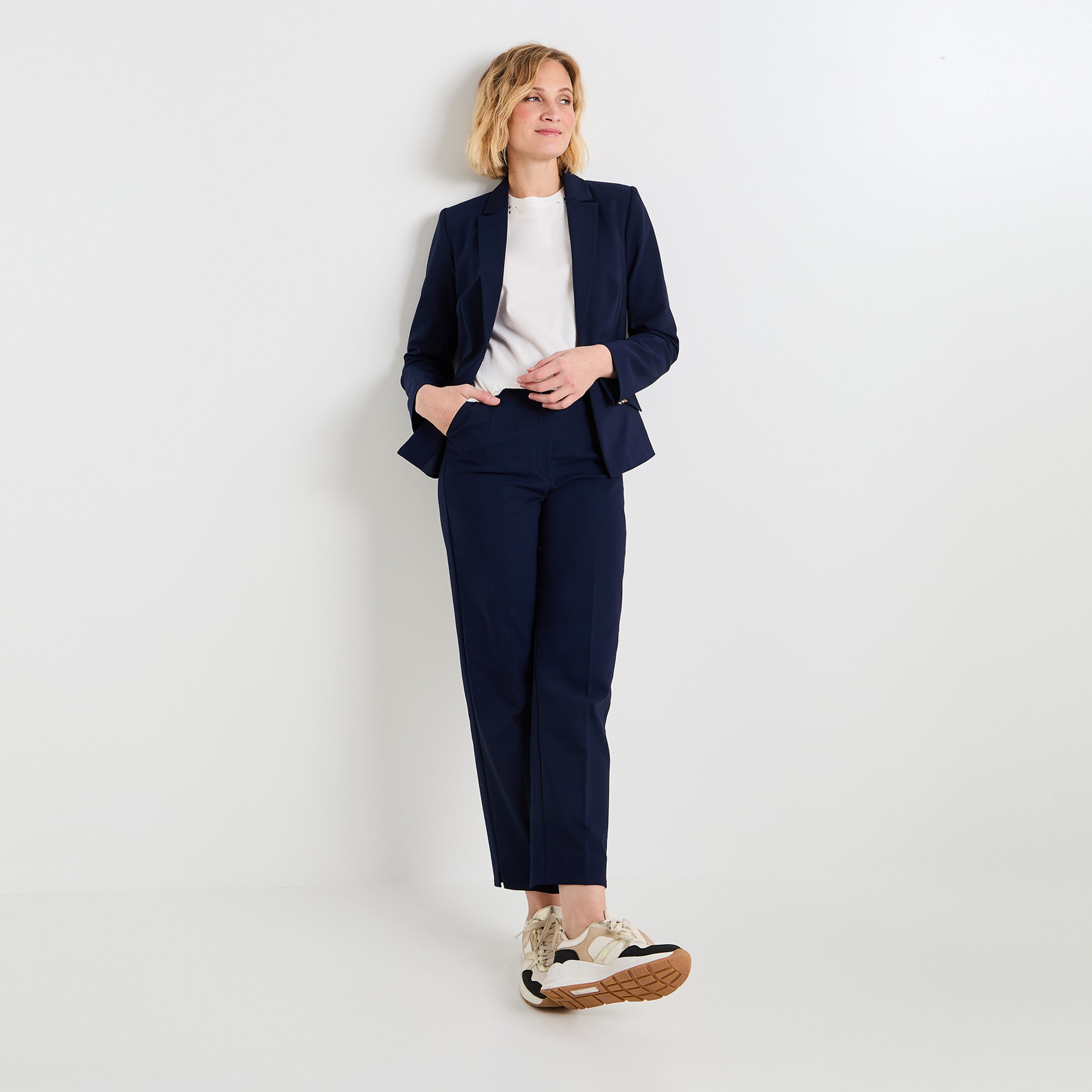 Pantalon cigarette femme