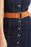 Ceinture large double boucle femme