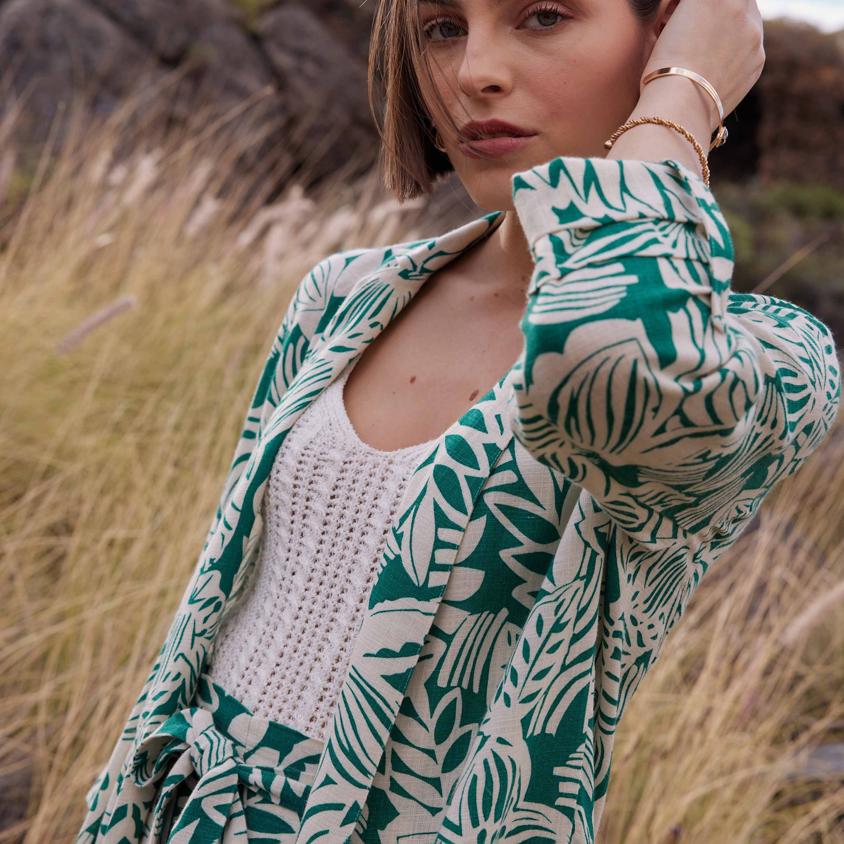 Veste fluide femme imprimé outlet