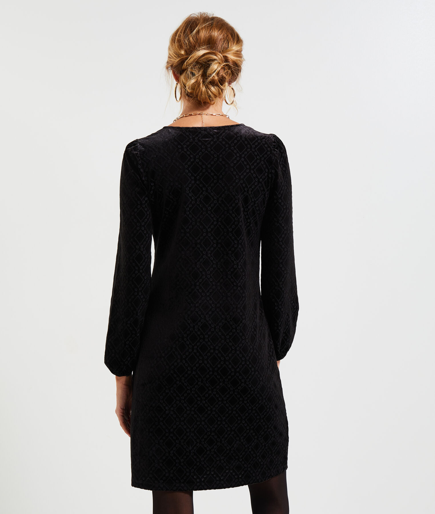 Robe velours femme