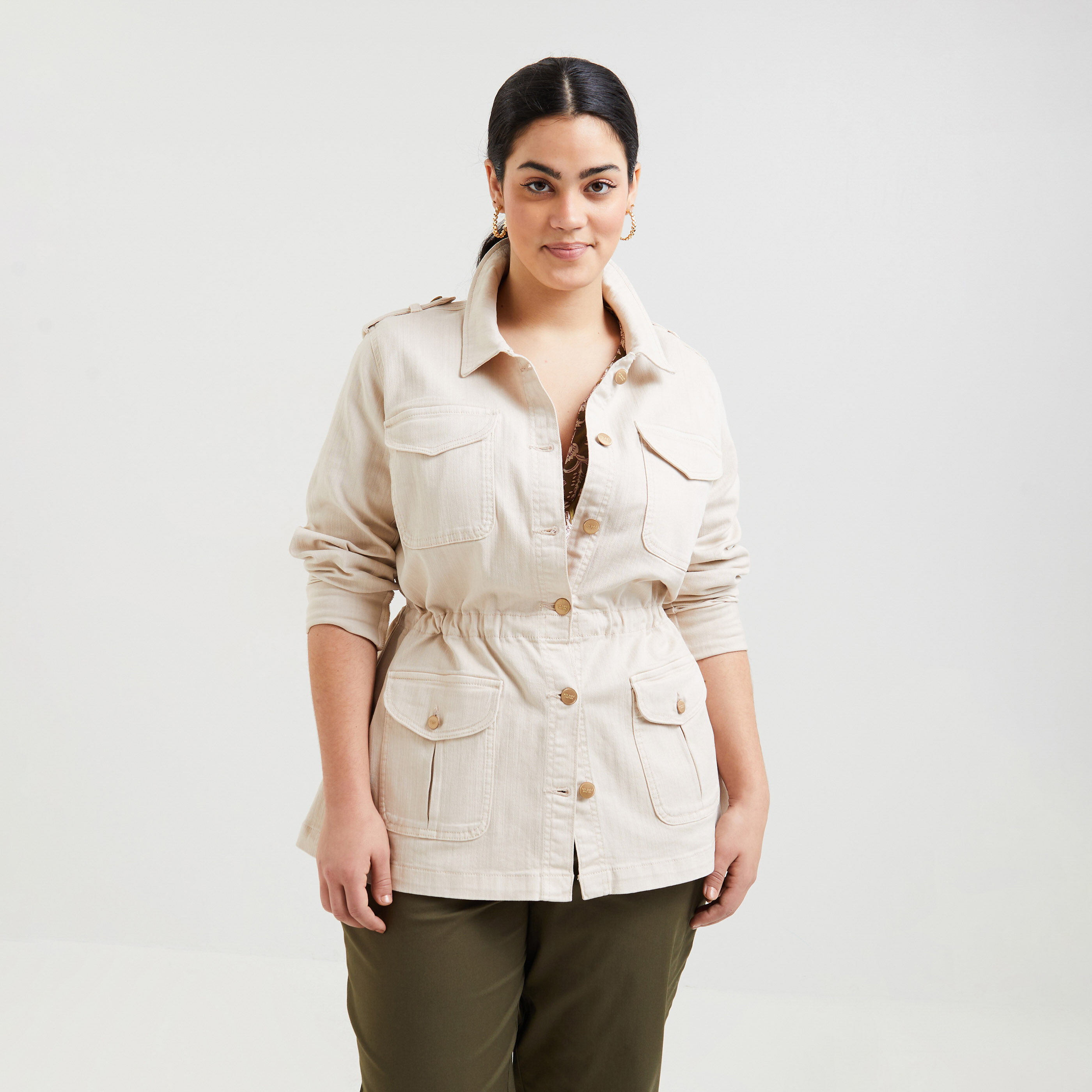 Veste style saharienne femme 2025