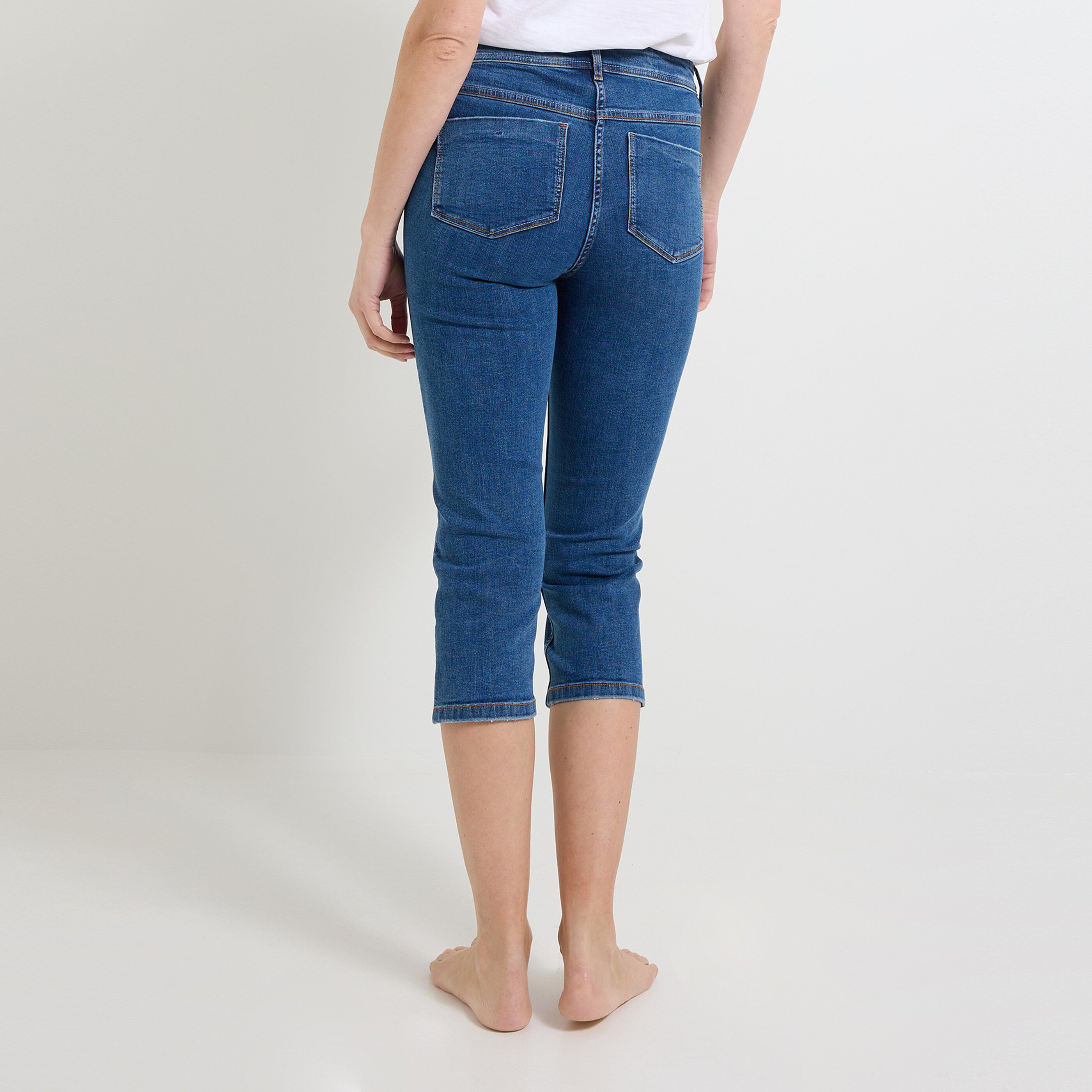 Corsaire en jean femme