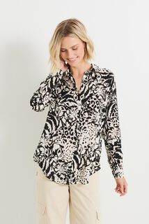 Chemise imprimée femme