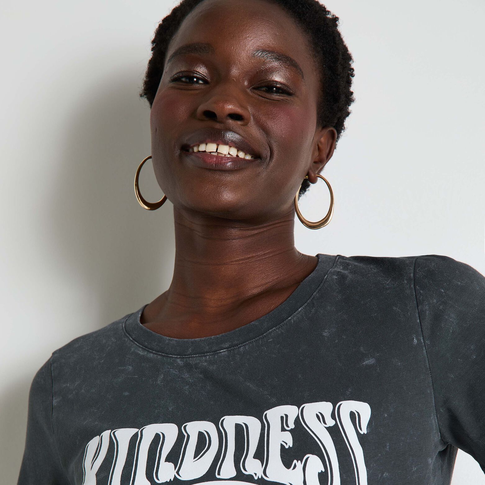 T-shirt col rond femme