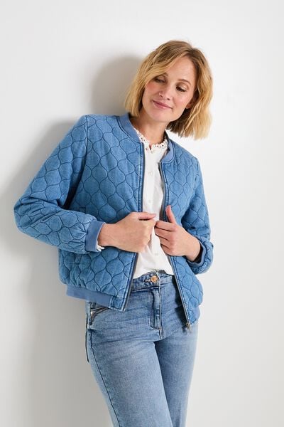 Bomber matelassé femme