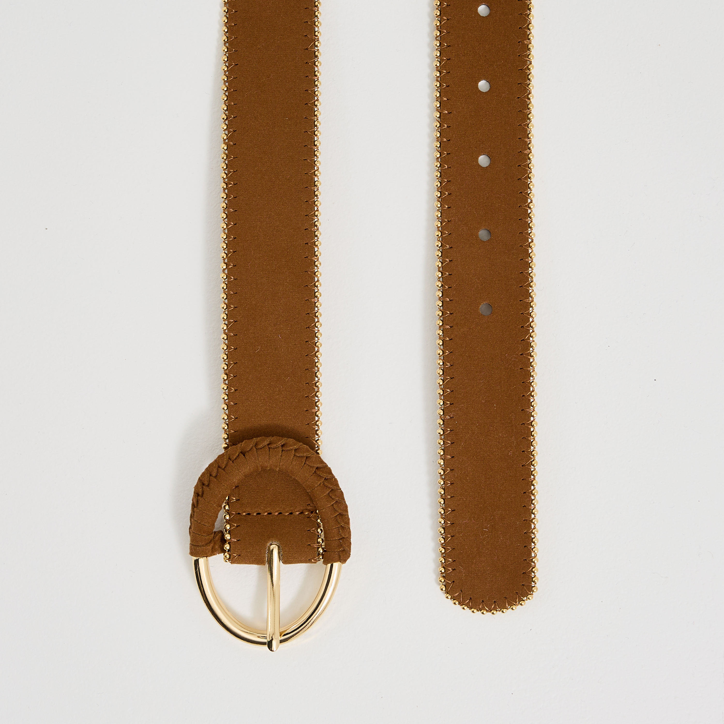 Ceinture finition billes femme