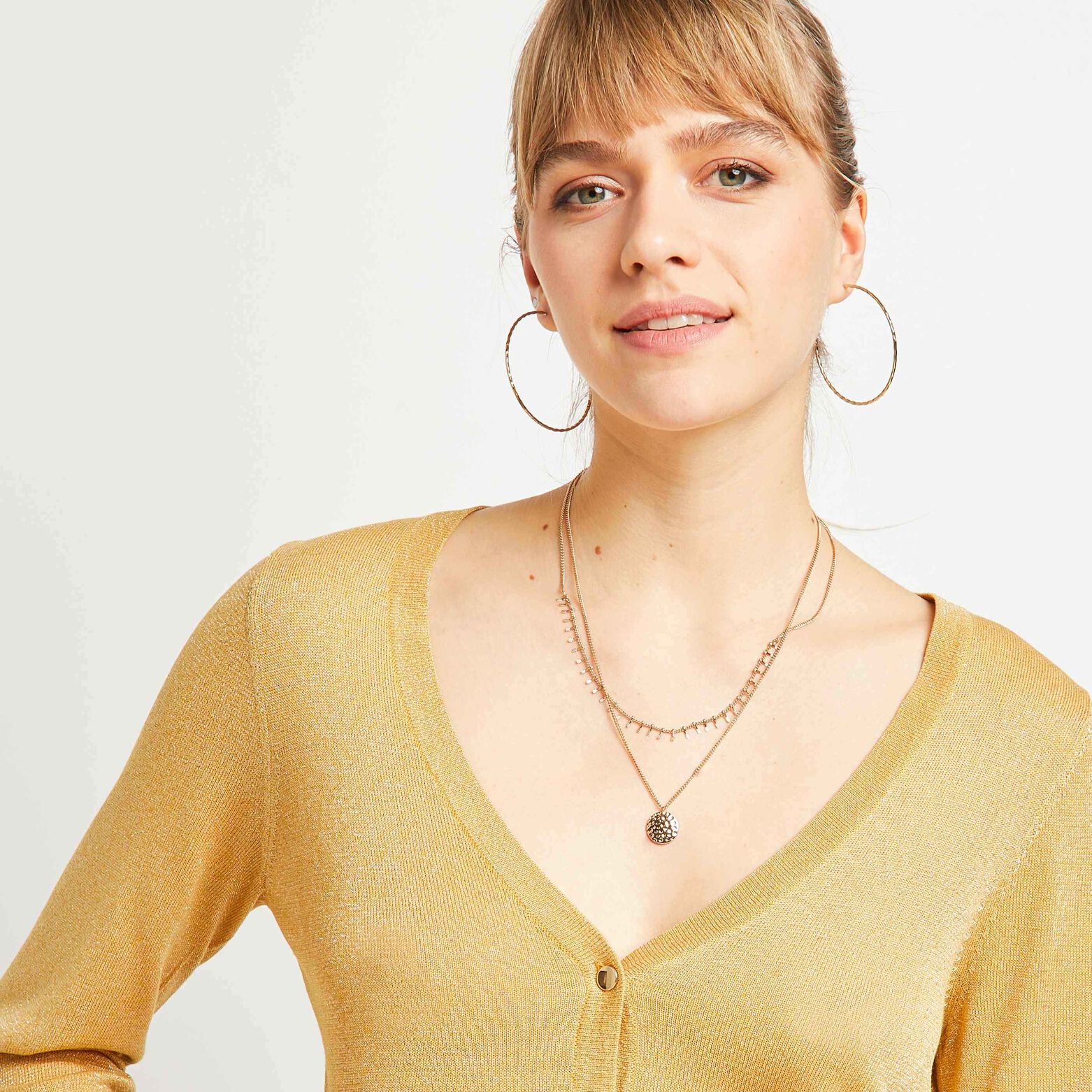 Gilet manches longues femme