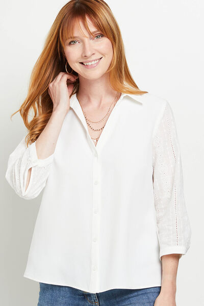 Chemise unie femme