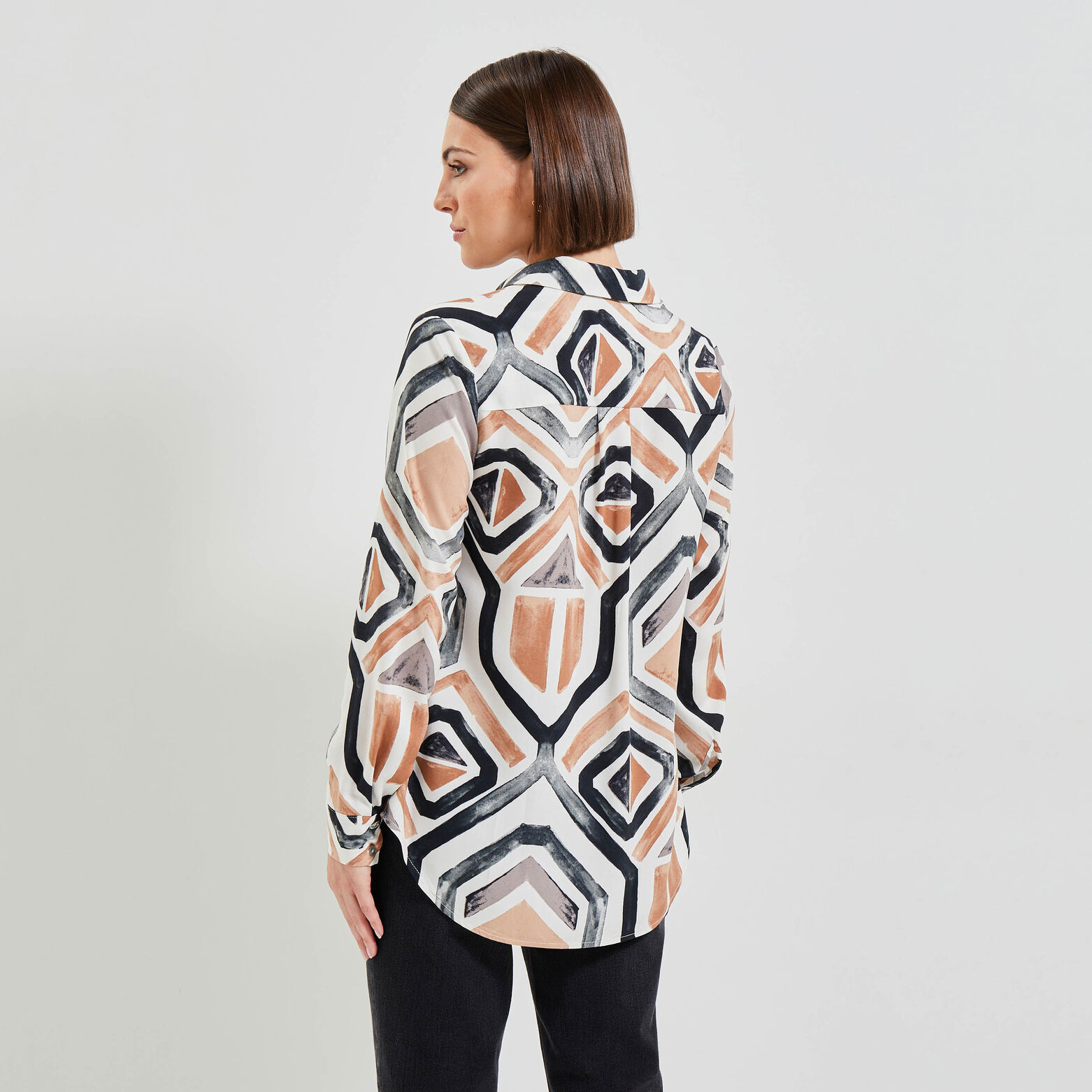 Chemise imprimée femme