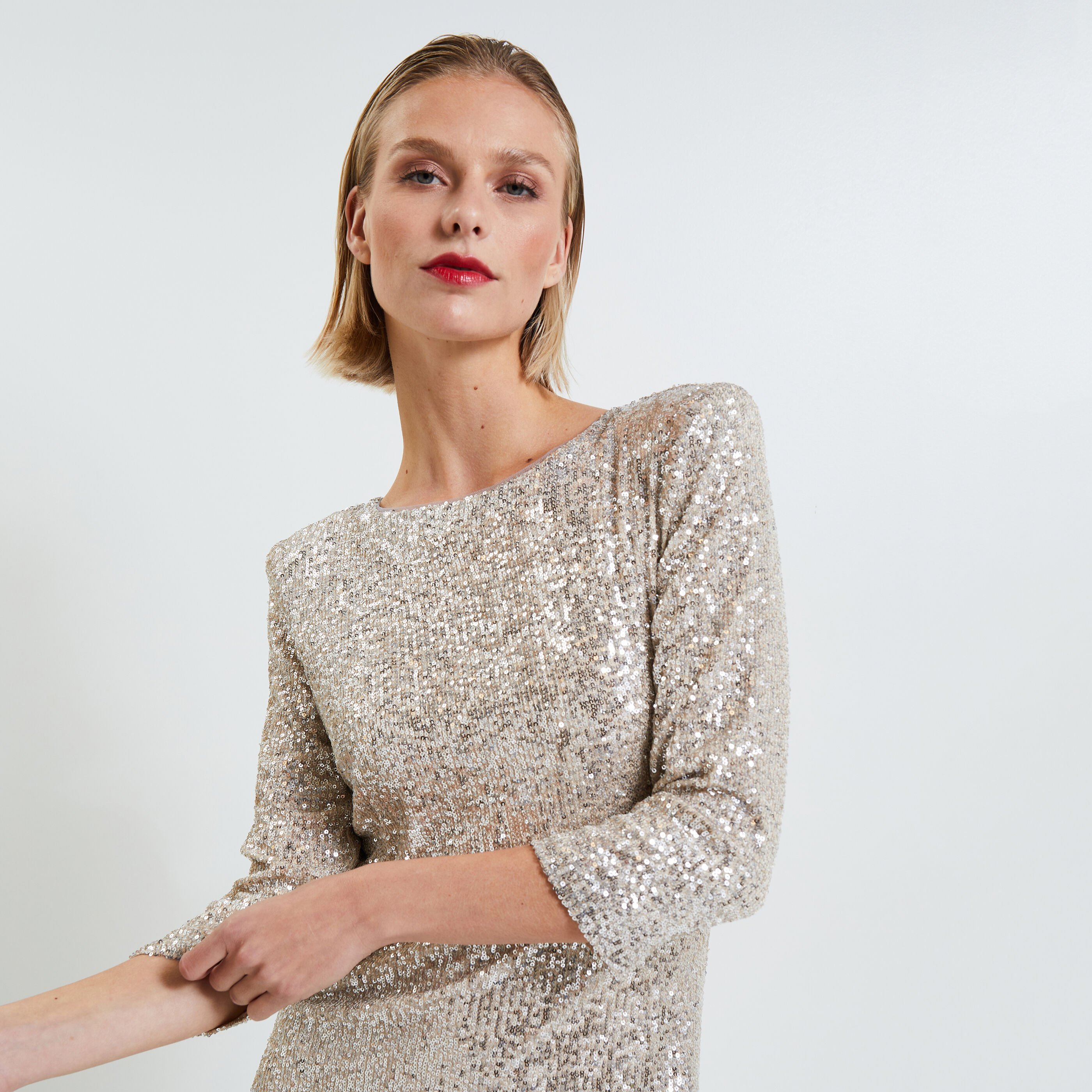 Robe à sequins femme online