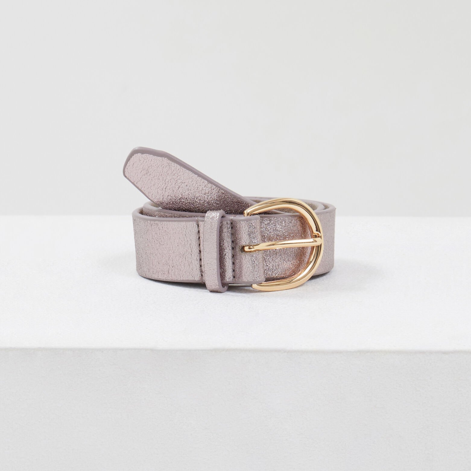Ceinture croûte de cuir femme