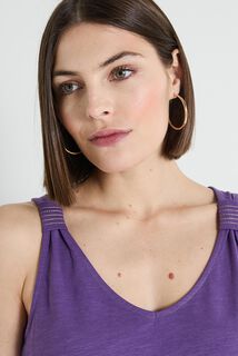 Débardeur col V femme