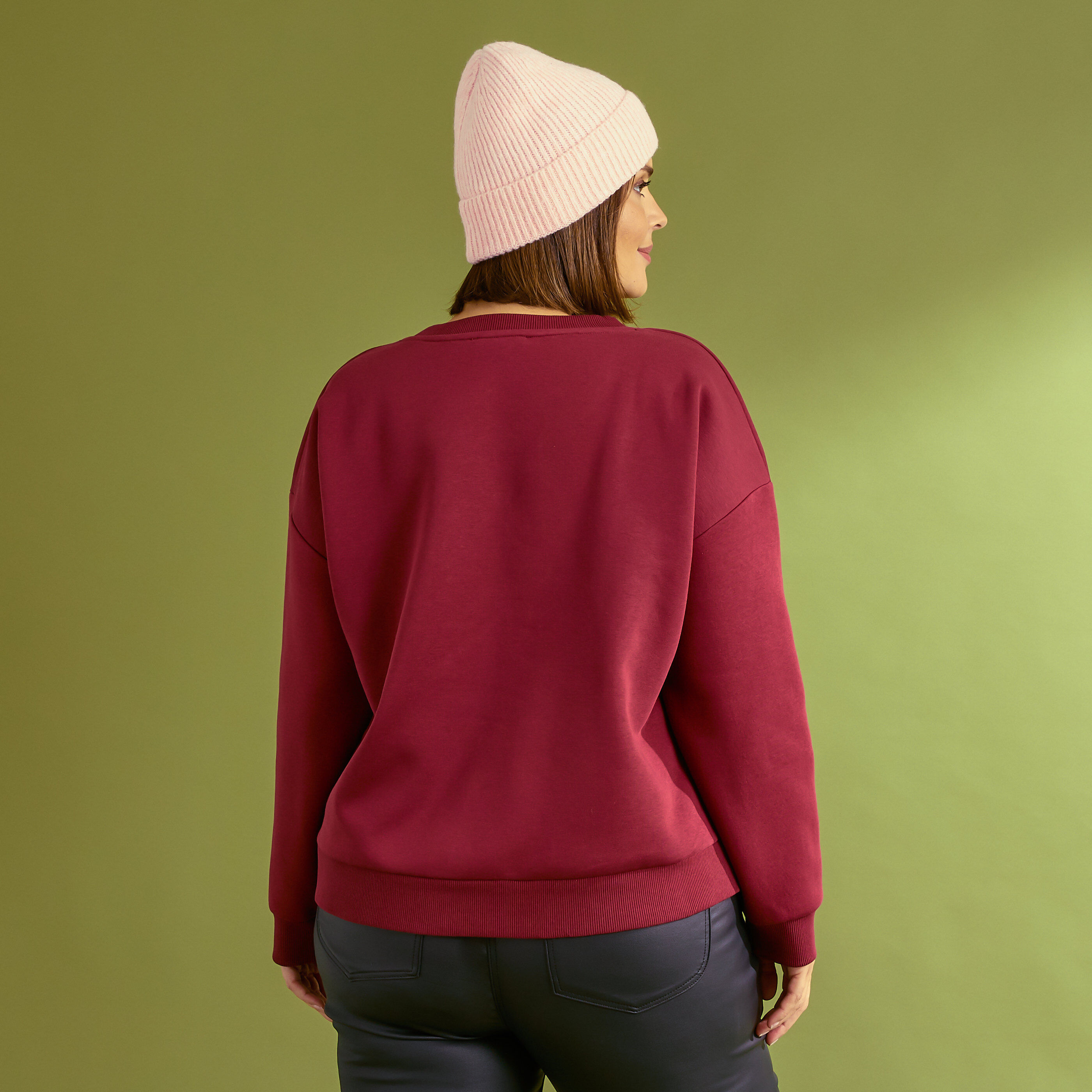 Sweat n&oelig;ud brod&eacute; femme