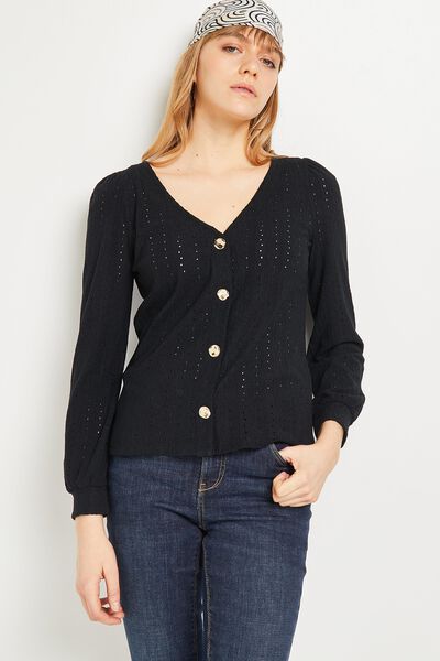 Tshirt ajouré femme