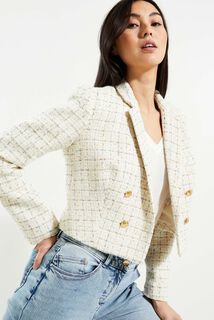 Veste blazer tweed femme