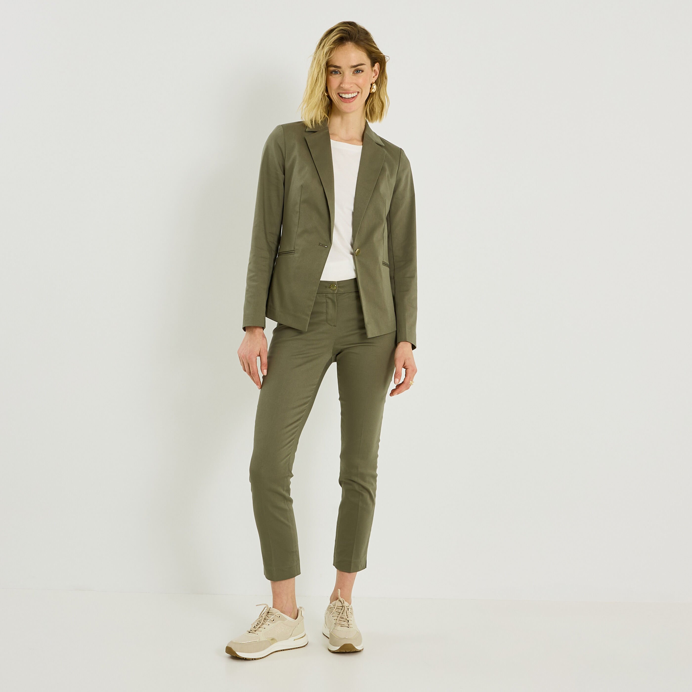 Veste blazer structur&eacute;e femme