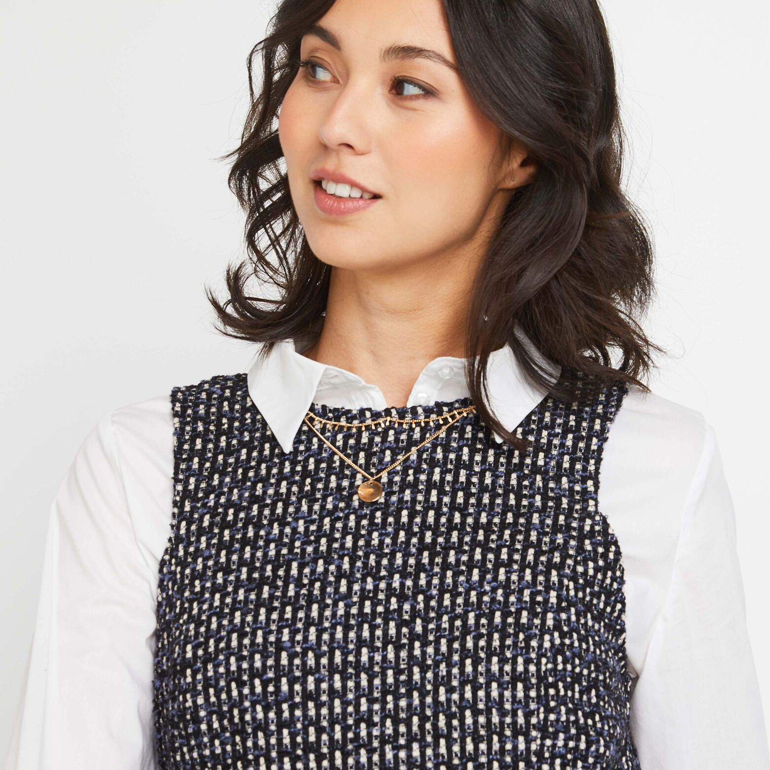 Robe jacquard femme