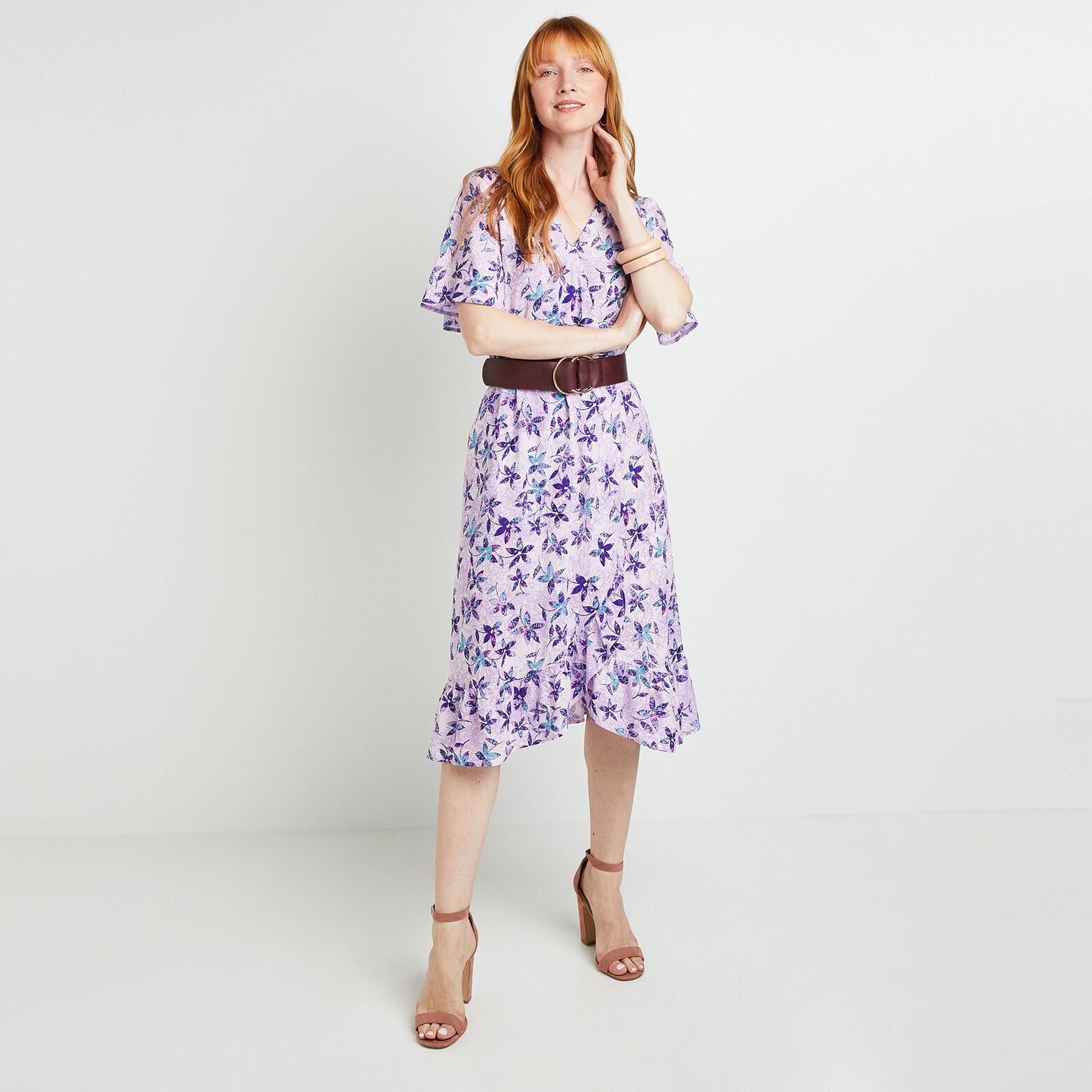 Robe midi femme