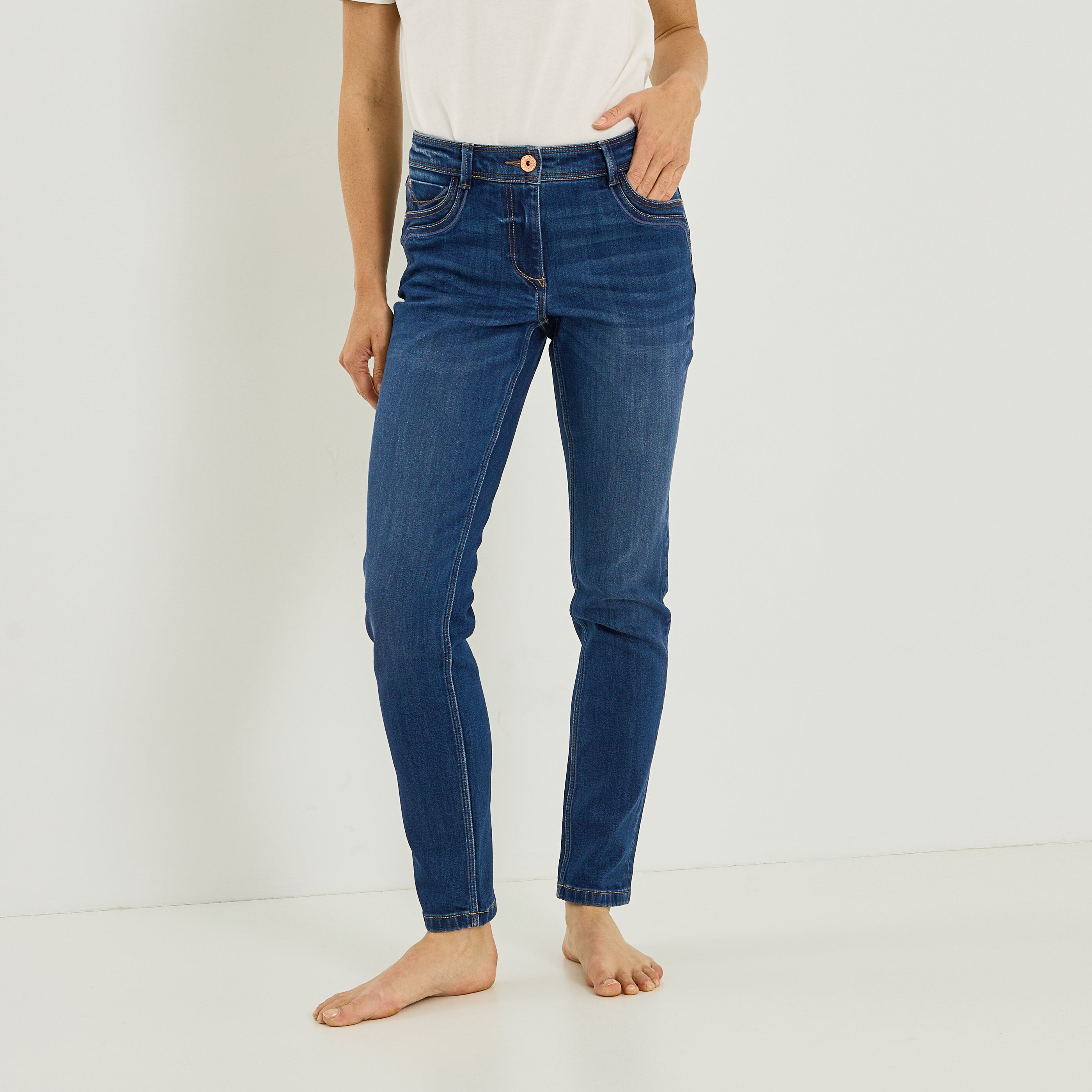 Jean slim raccourci TOKYO R01 femme