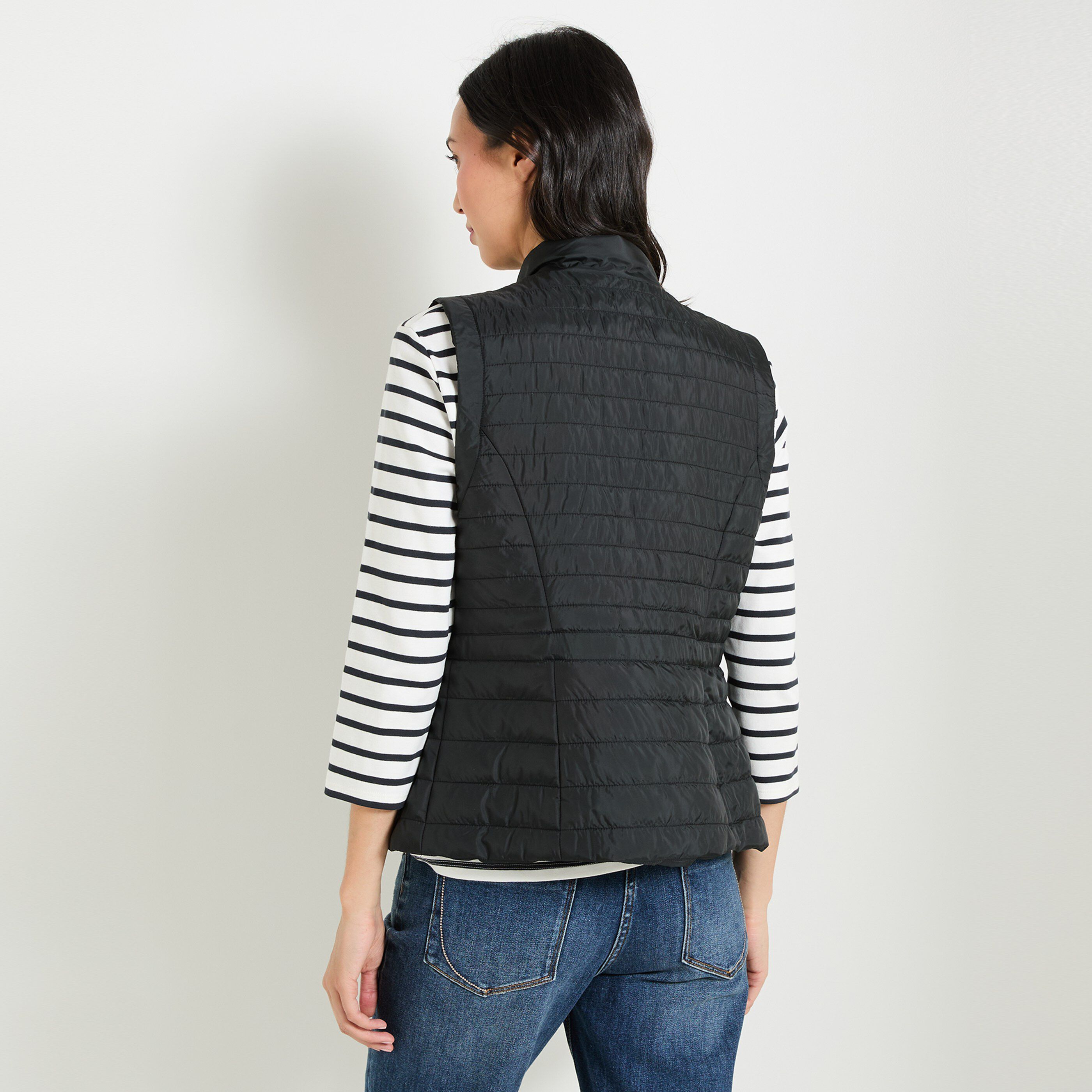 Doudoune fine sans manches femme