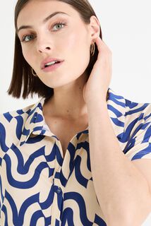 Chemise imprimée femme