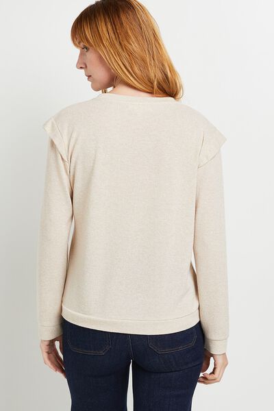 Sweat avec épaulettes femme