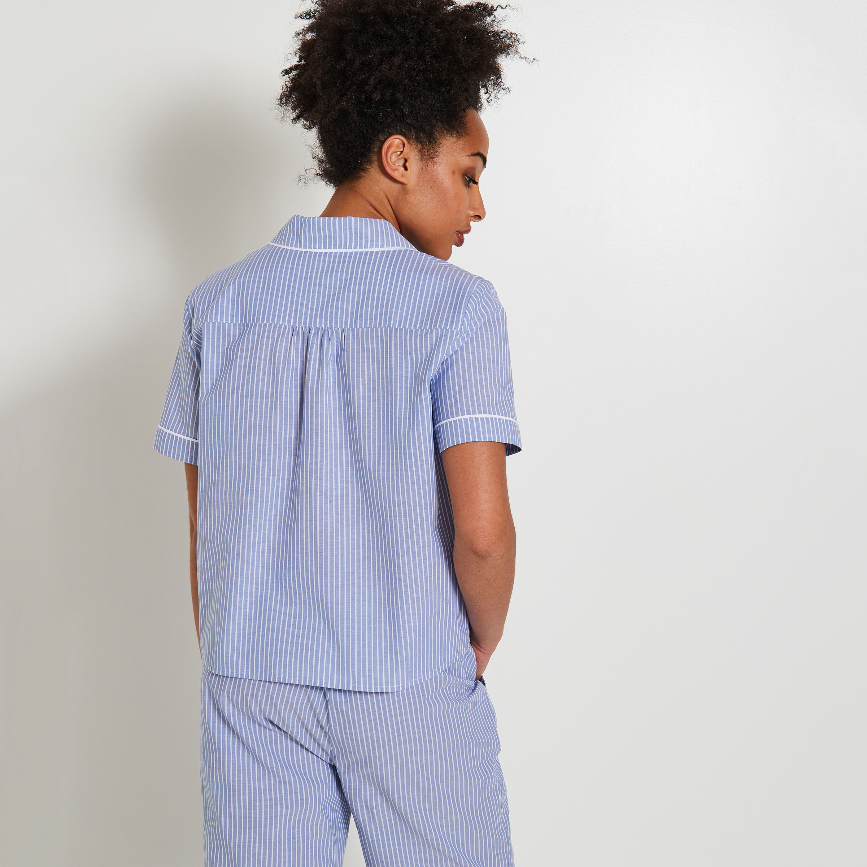 Chemise de pyjama a rayures femme RAYURE Graindemalice