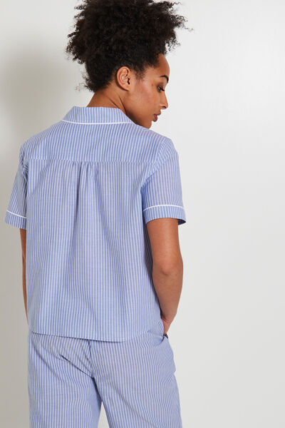 Chemise de pyjama à rayures femme