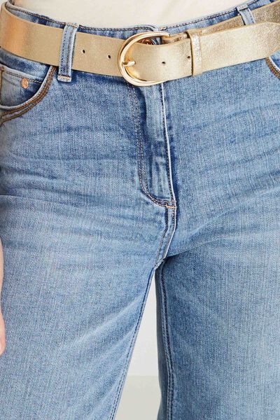 Ceinture croûte de cuir femme
