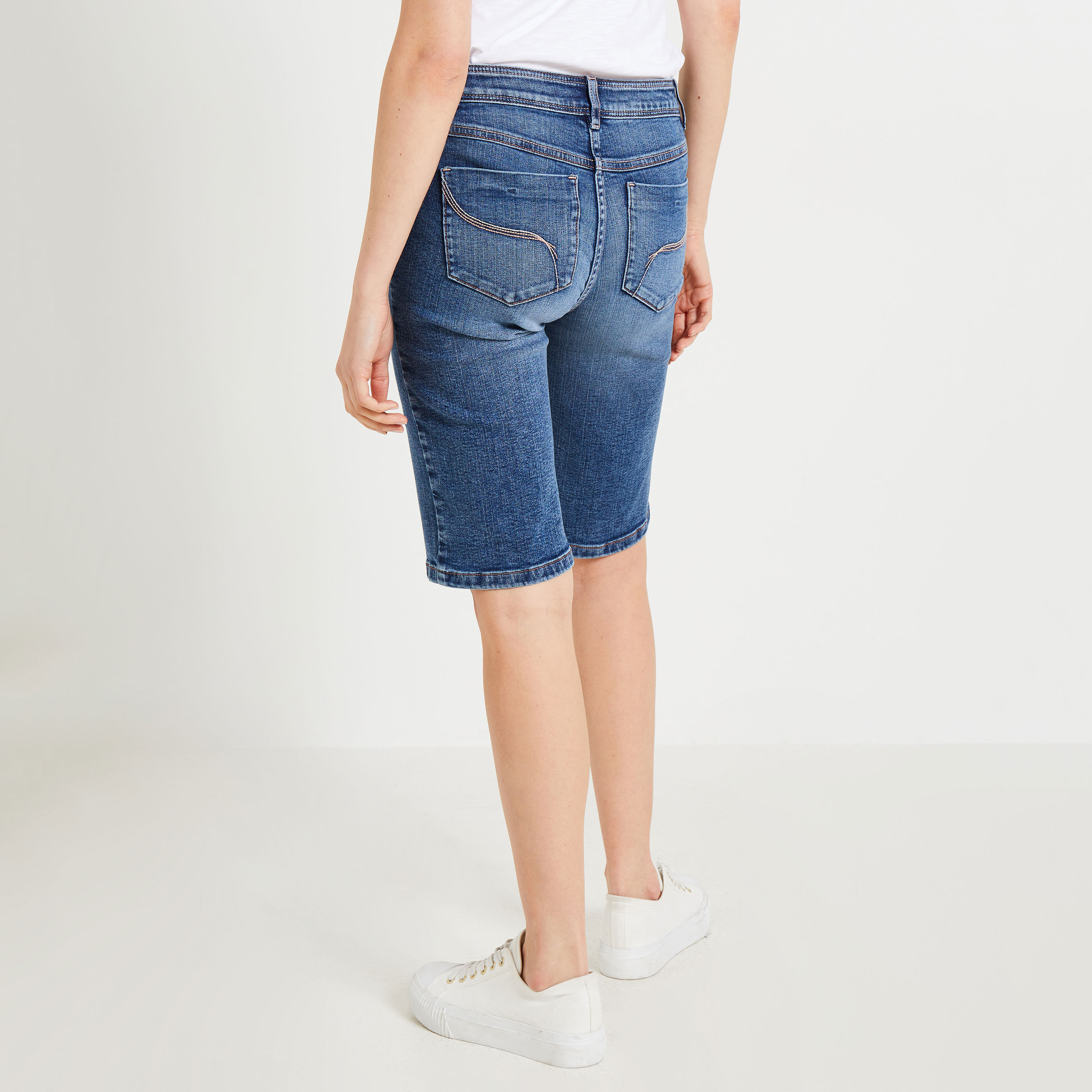 Bermuda jean ELDORADO femme STONE Graindemalice