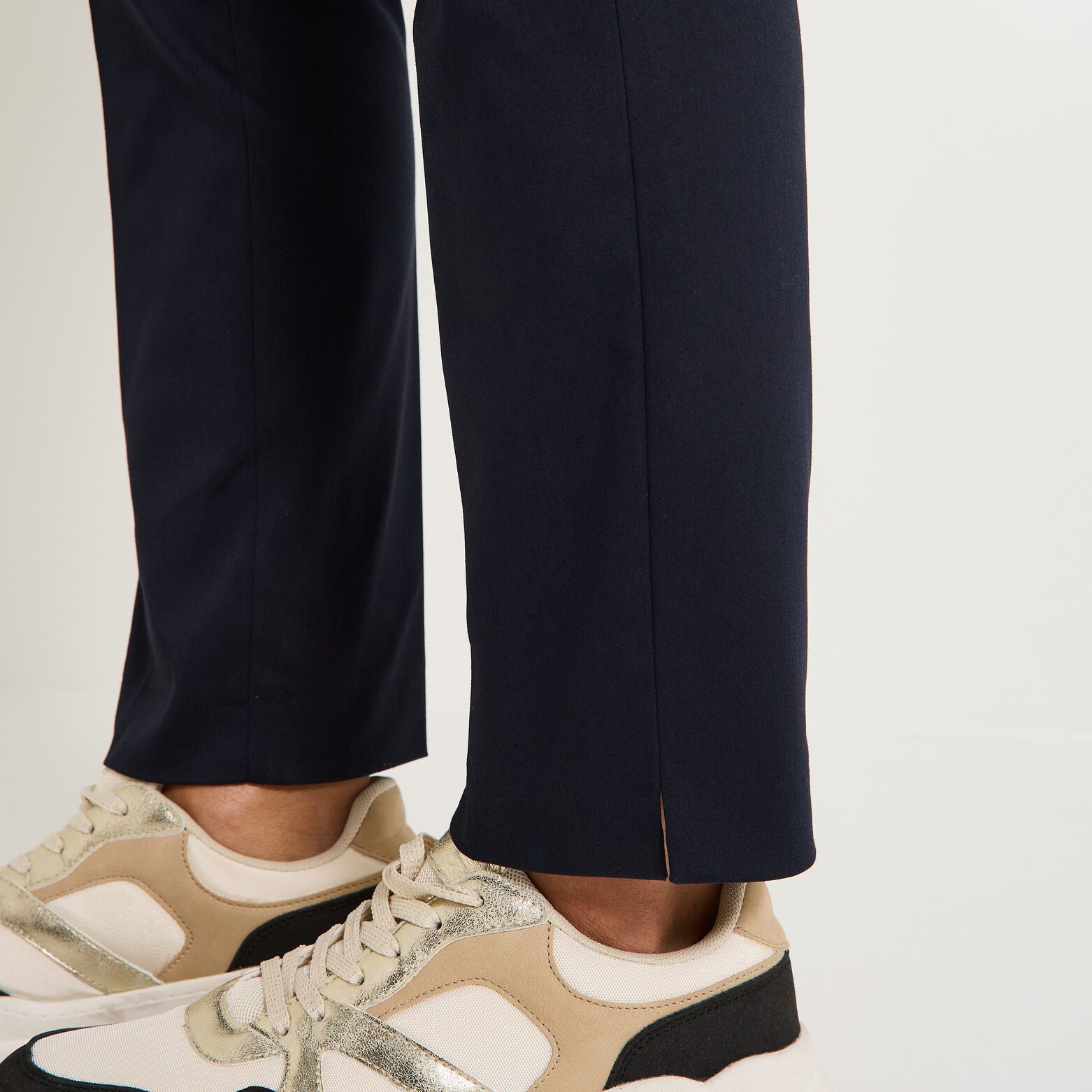 Pantalon tall raccourci femme
