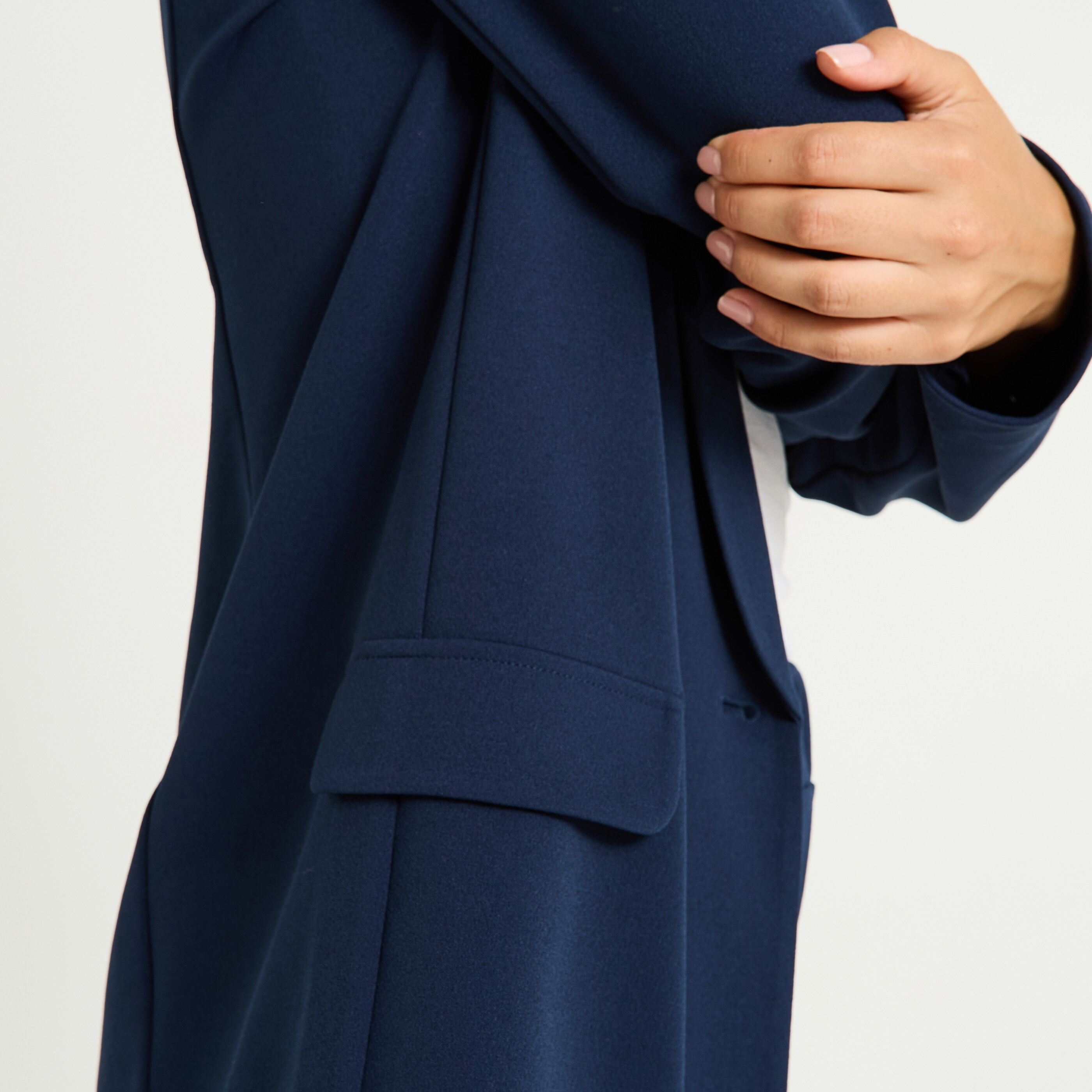 Blazer en maille fluide femme