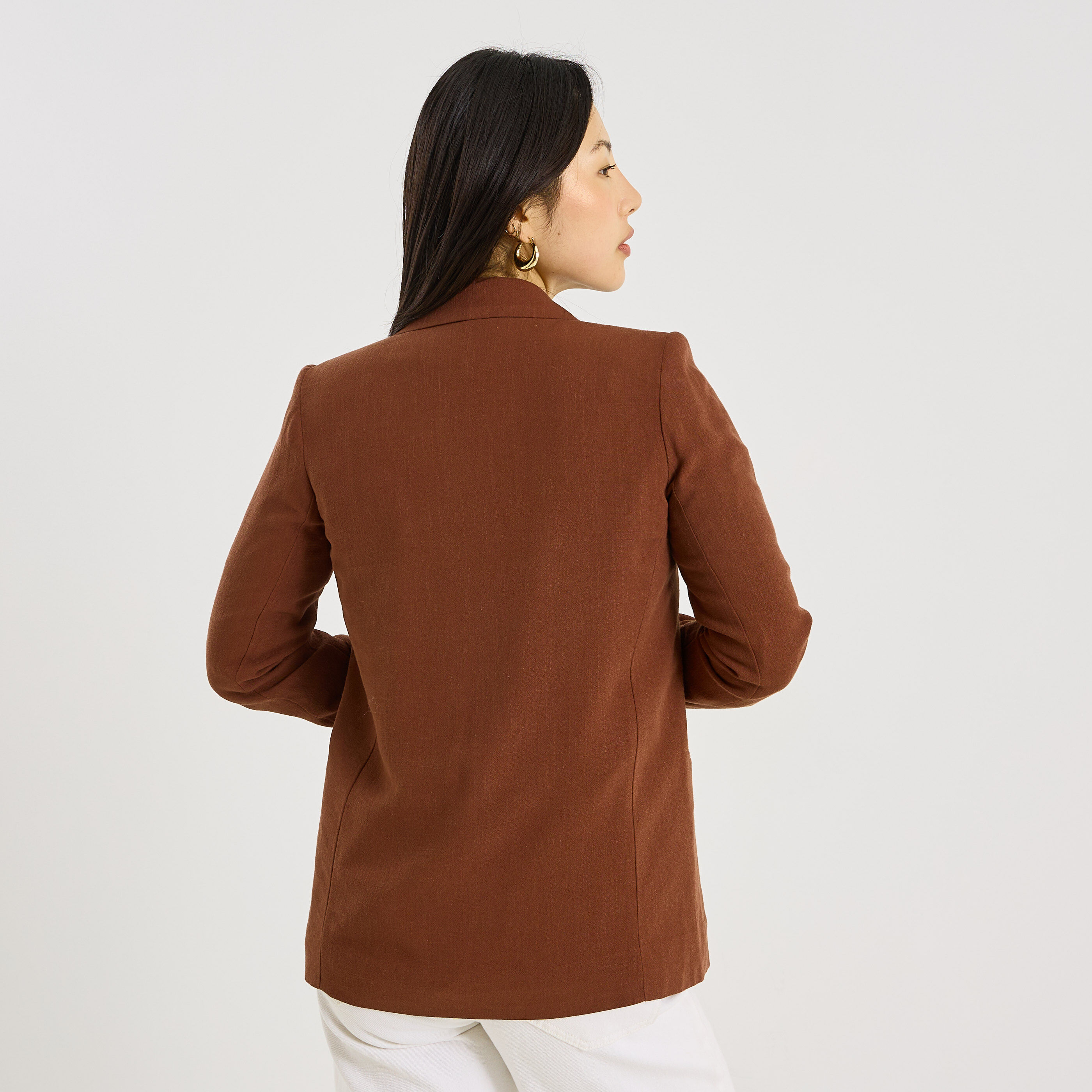 Veste blazer doubl&eacute; femme