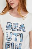 T-shirt col rond femme