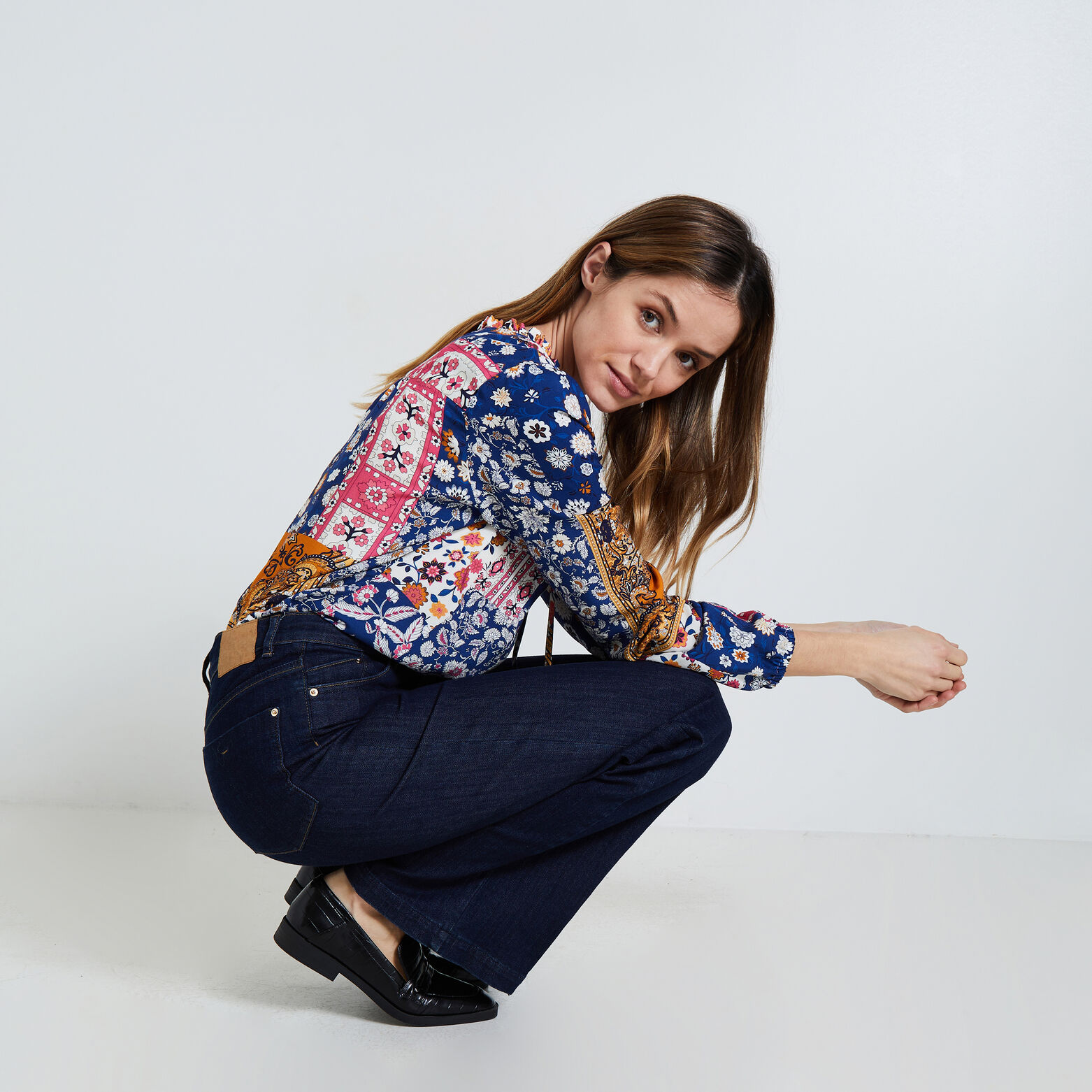 Blouse imprimée femme