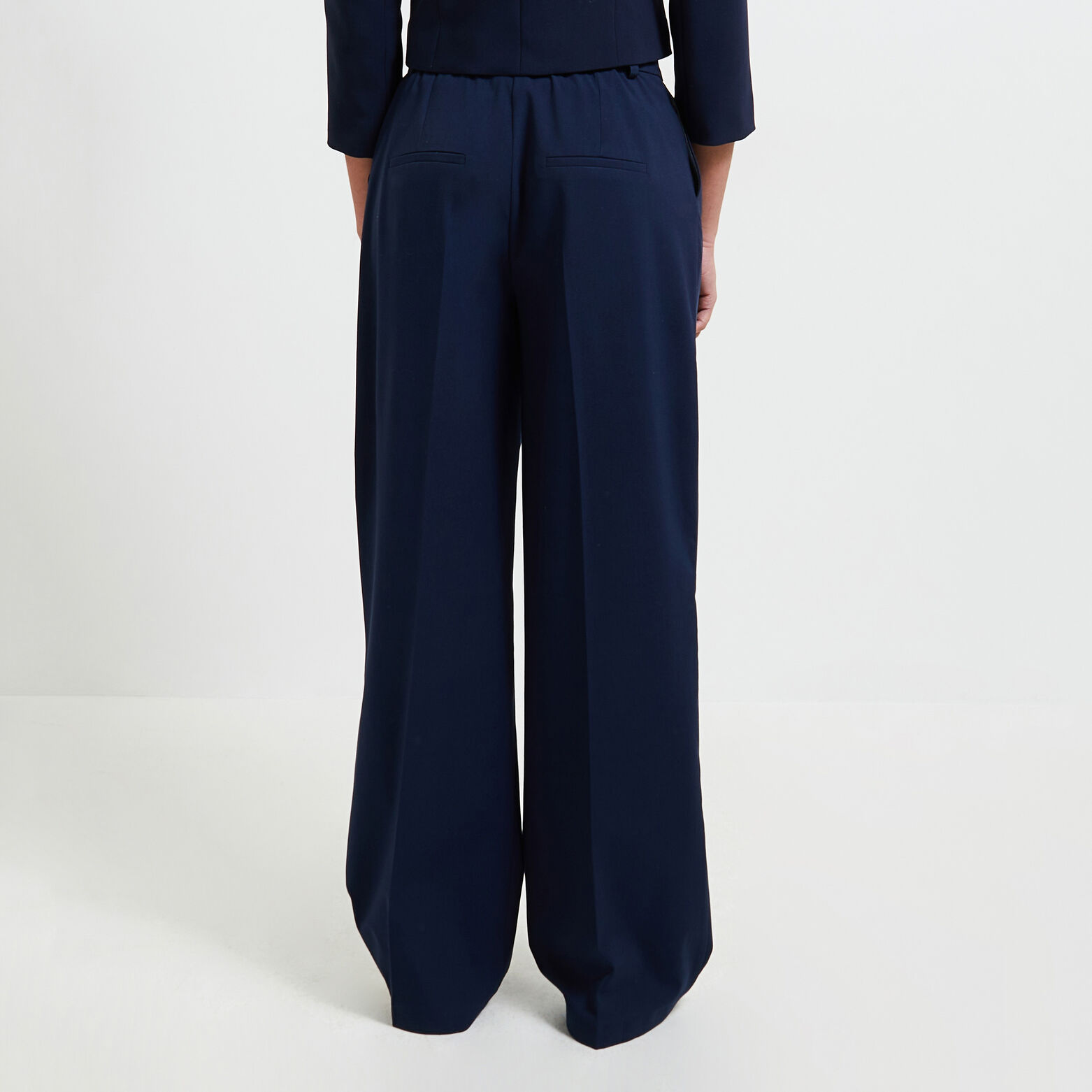 Pantalon à pince large femme