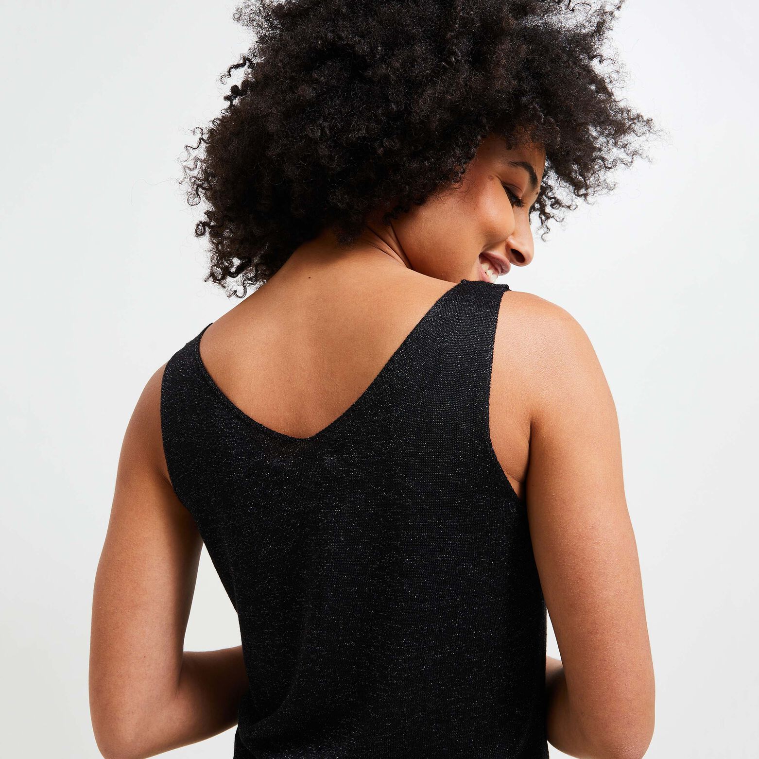 Débardeur maille femme