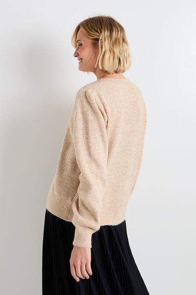 Gilet manches bouffantes femme