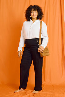 Blouse en gaze de coton femme