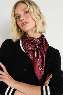 Foulard carré imprimé femme