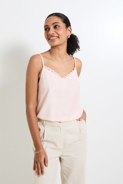 Débardeur col V femme
