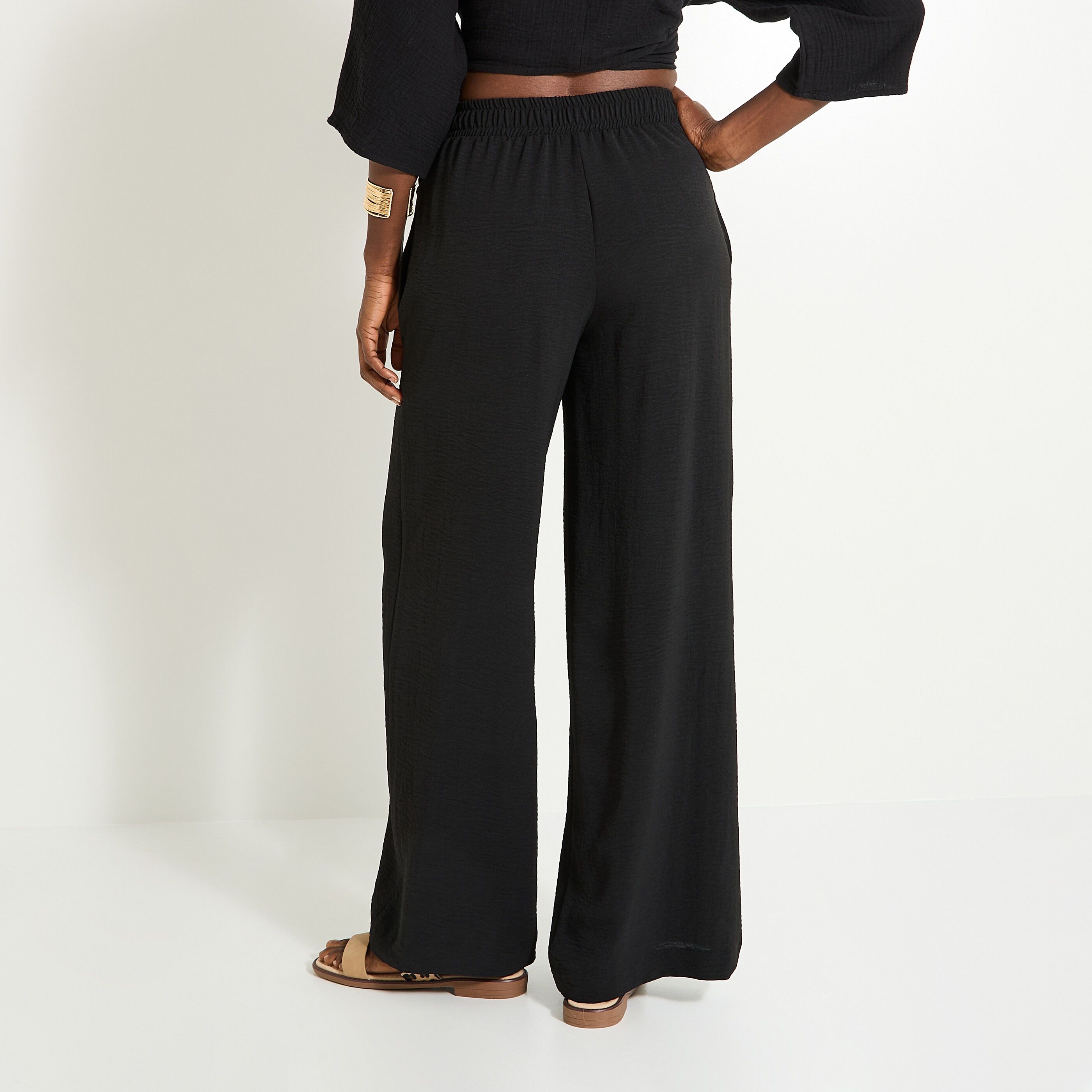 Pantalon large femme